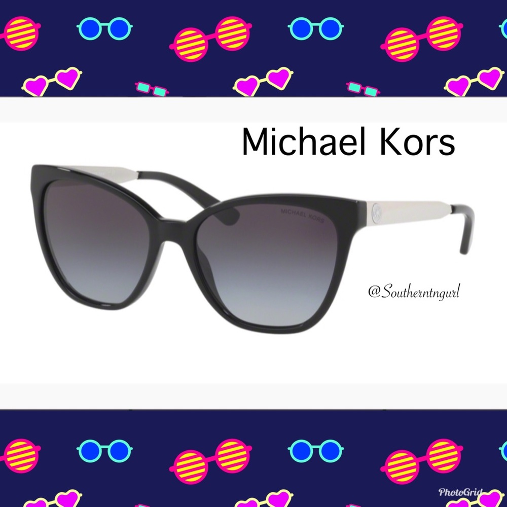 NWT MICHAEL KORS ”Napa” Black/ Grey  Sunglasses